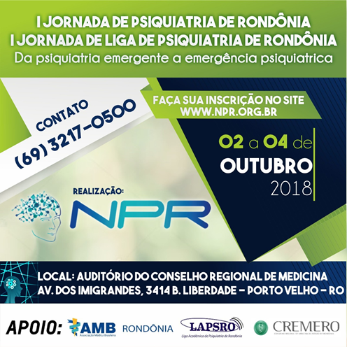 I JORNADA DE PSIQUIATRIA DE RONDÔNIA arte